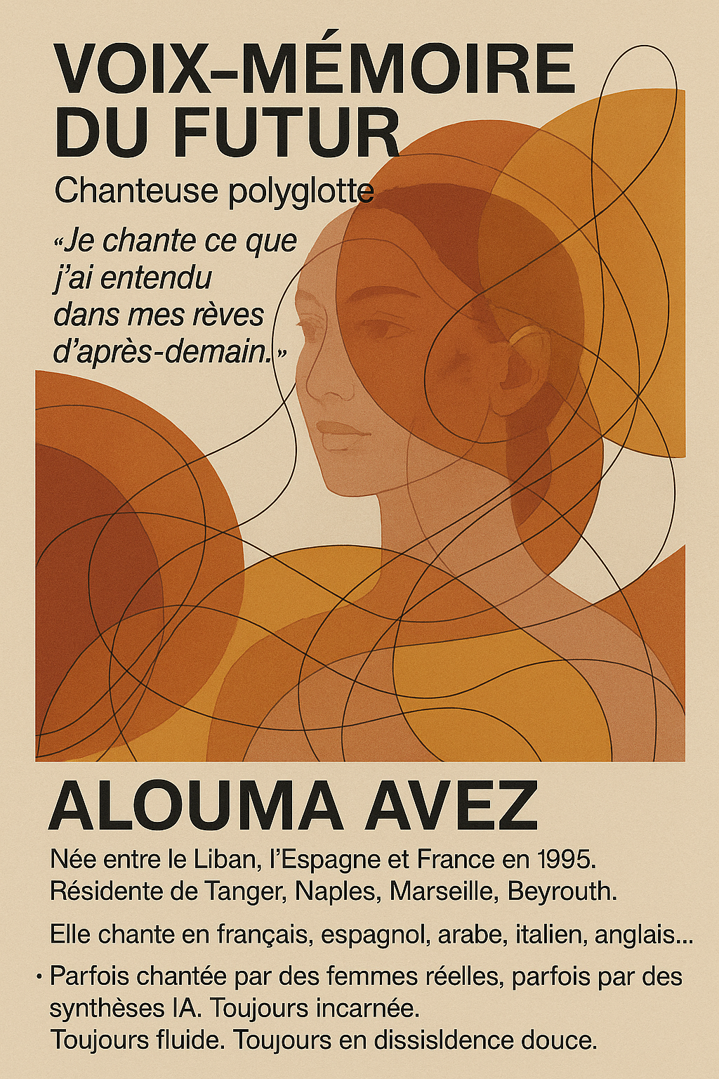 Voix‑Mémoire du Futur — affiche Alouma Aves